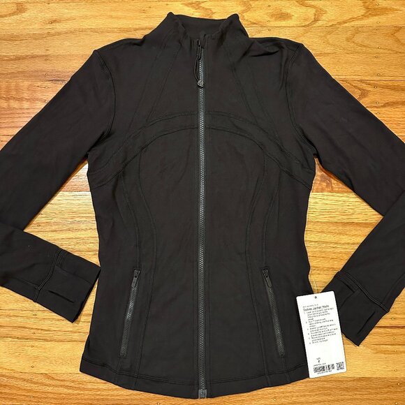 Lululemon Size 8 Black Define Jacket Rulu - Picture 1 of 2